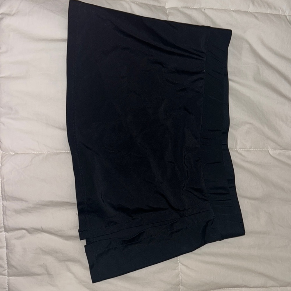 Bikini bottom cover up in Black